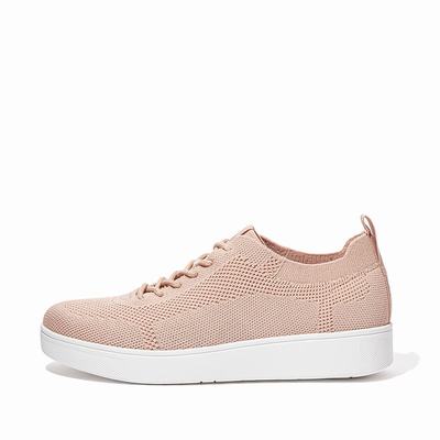 Fitflop Women's RALLY Airyknit Sneakers - Brown, JF7590281